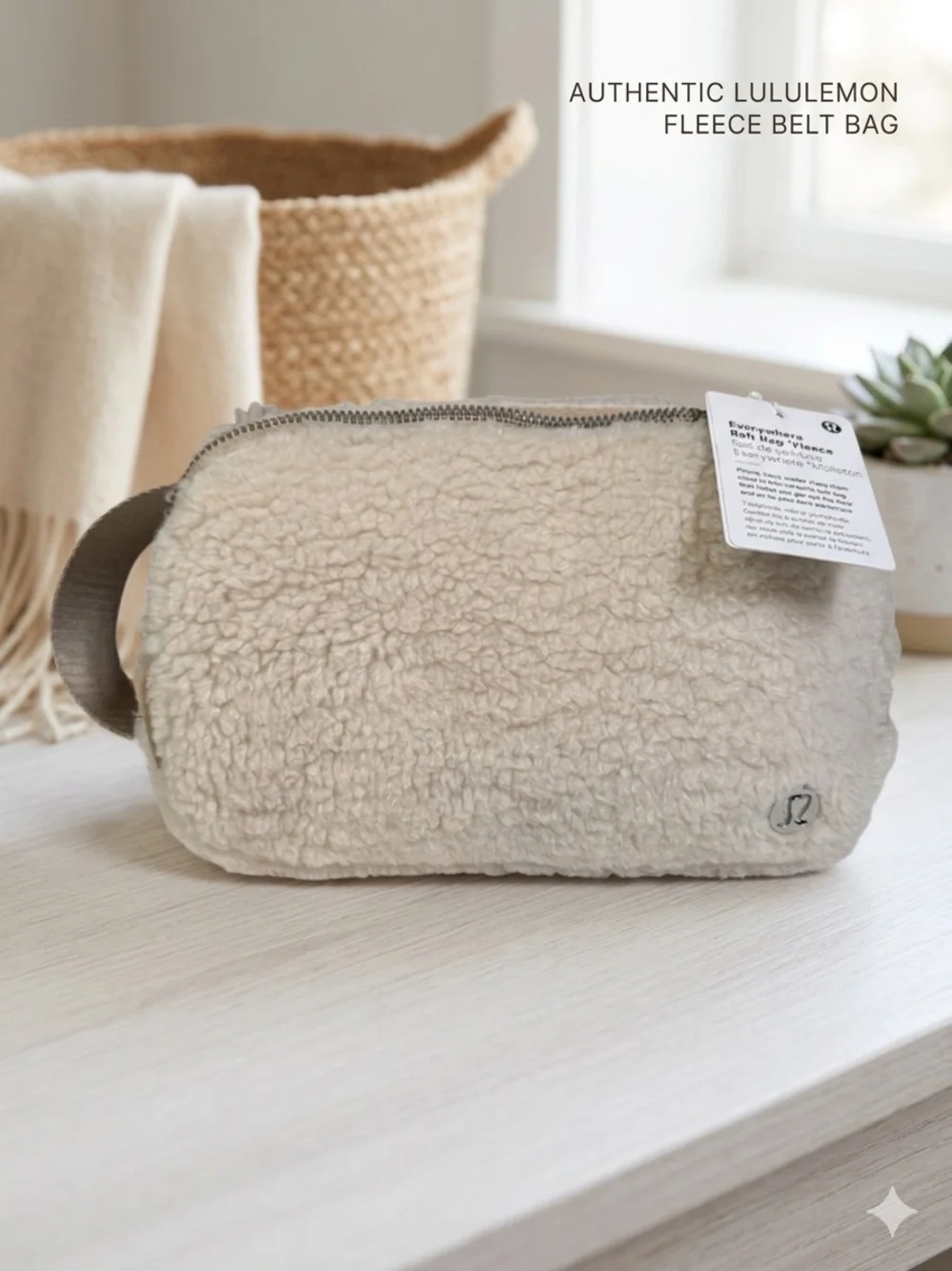lululemon athletica bags lululemon everywhere fleece belt bag ivory Amazon.com: (Light Ivory) : Clothing, Shoes & Jewelry Scored the Natural Ivory/Trench Everywhere